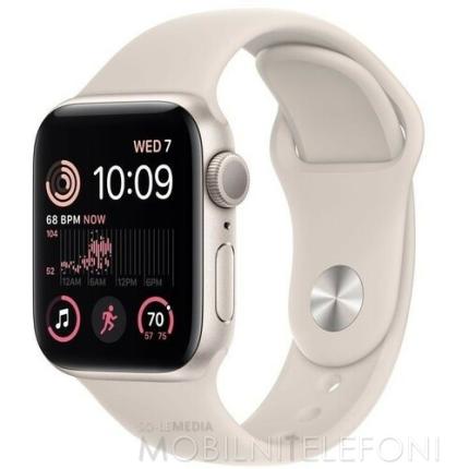 APPLE Watch SE 2 GPS 40mm Starlight Aluminium Case with Starlight Sport Band