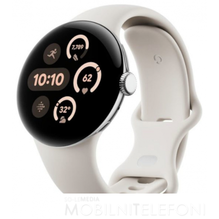 Google Pixel watch 3 41mm BT Polished Aluminum case-Porcelain Band