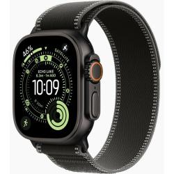 APPLE Watch Ultra 3 Cellular 49mm Black Titanium Case with Black/Charcoal Trail Loop - M/L