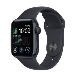 Apple watch SE 2 GPS 44mm Midnight Al with Ink Sport Band